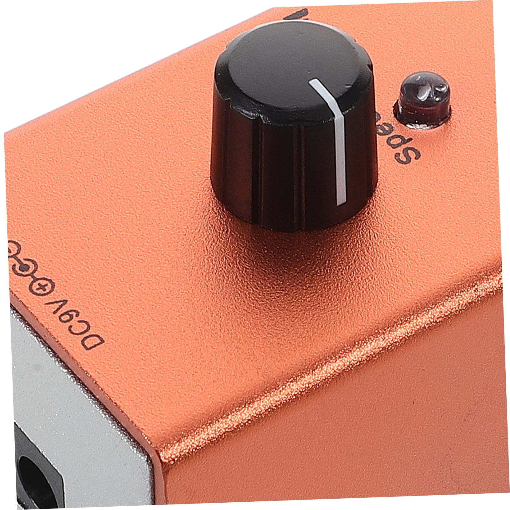 Pedale Effetto Phaser Vintage Mini per Chitarra Elettrica | Bypass True, Indicatore Chiaro, Struttura in Metallo Arancia, Uso su Chitarra Elettrica e Registrazione