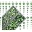 4000pcs Mixed Size Hot Fix Round Crystals Gems Glass Stones Hotfix Flat Back Rhinestones (Peridot)
