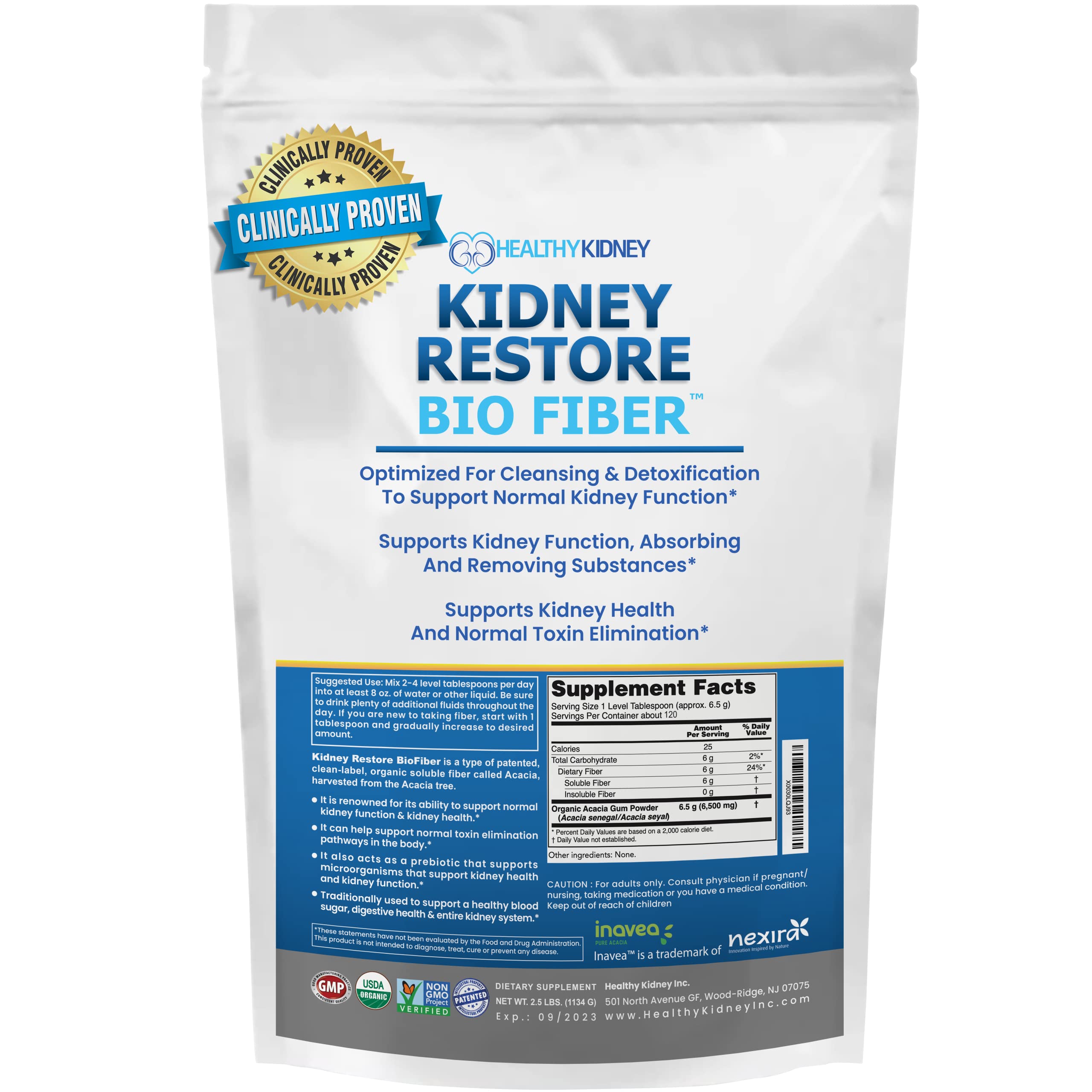Kidney Restore Bio Fiber Restorative Kidney Support and Kidney Cleanse