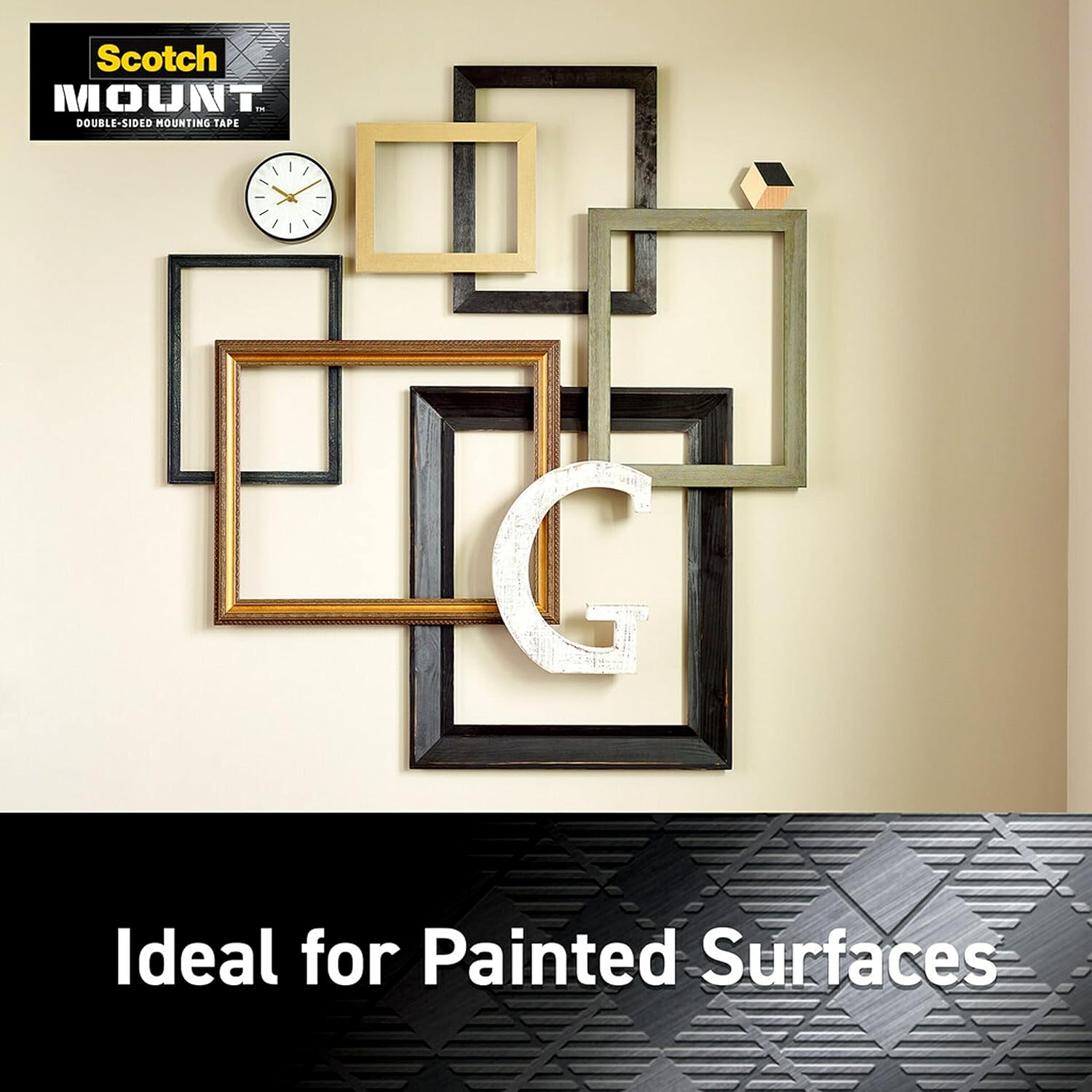 Exclusive Discount 70% Price Scotch Permanent Mounting Squares, 4 Squares holds up to 1 lb, 100 x 1-in Squares, White, ships in e-ecommerce packaging