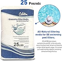 Vista 2 de Celatom Tierra de Diatomeas DE Ayuda para Filtro de Piscina Filtración de Piscinas y Spa - 25 Libras Nuevo