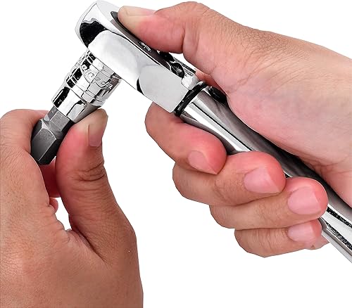 Miniatura 4 de EPAuto Juego de 32 llaves hexagonales + juego de adaptadores de enchufe (1/4, 3/8, 1/2, 3 juegos)