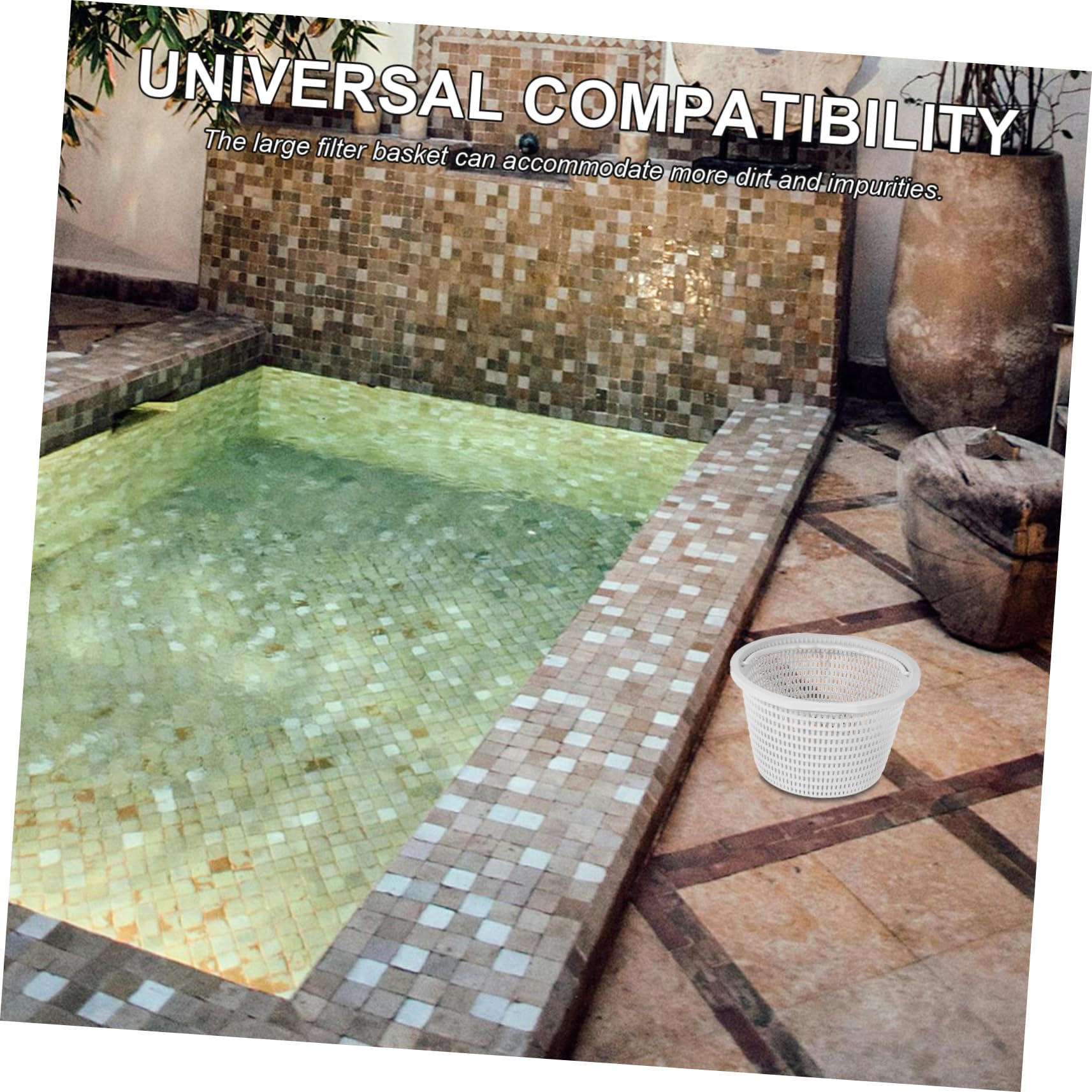 VANZACK 3piezas Cesta De Filtro para Piscina Filtro De De Plástico para Skimmer Compatible Reutilizable y De Limpiar