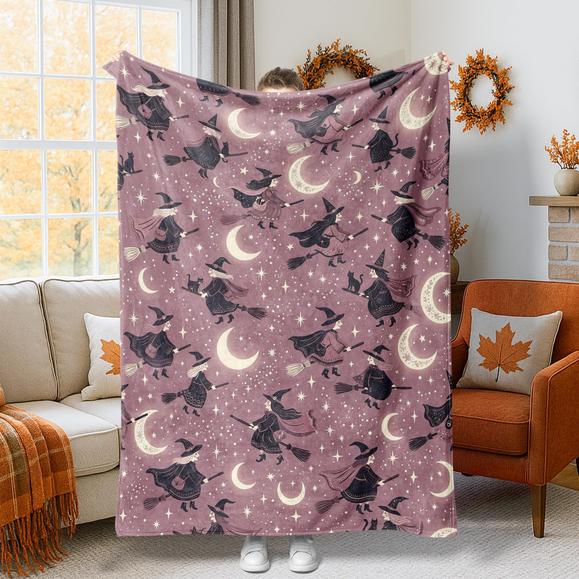 Couverture de sorcière pour frissonner de confort sur votre canapé cet automne