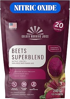 - Beets Superfoods Blended Powder Juice: Nitric Oxide Booster & Energy Blend | Beetroot Pomegranate Powder to Extend NO & Blood Flow | No Added Sugar, Freeze-Dried