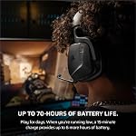 Casque de jeu sans fil CORSAIR Void v2 avec Bluetooth pour PC, PS5, PS4, Switch, mobile – Dolby Atmos, batterie de 70 heures, double sans fil, léger, charge rapide – Carbone