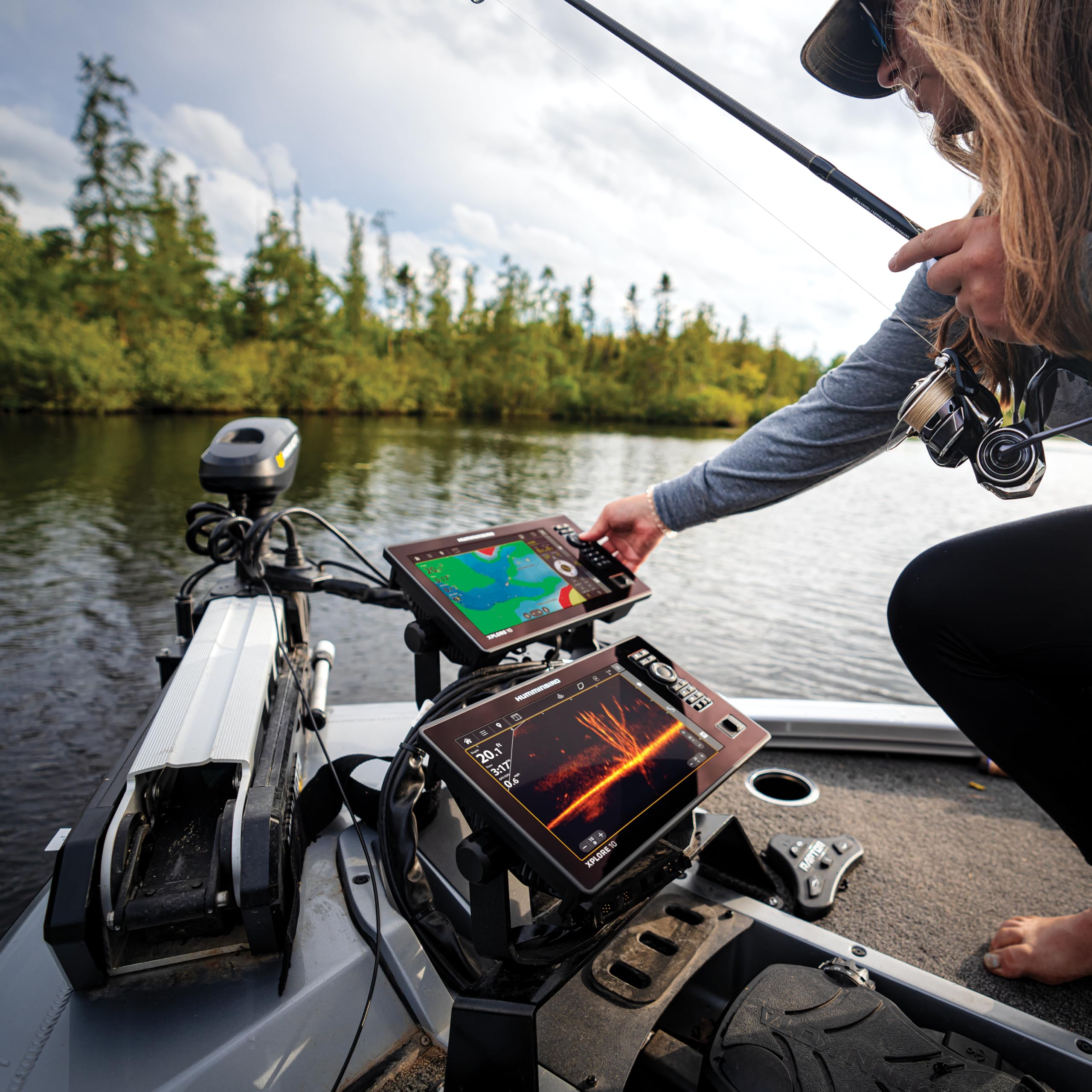 Humminbird Mega Live 2 Transducteur d'imagerie, Sondeur de Peche Echosondeur