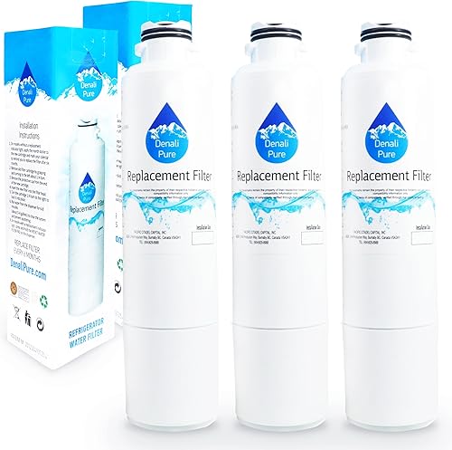 Paquete de 3 filtros de agua para refrigerador RS267TDWPXAA-0000 Compatible con DA29-00020B, DA29-00020A, HAF-CIN cartucho de filtro de agua para