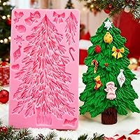 Vista 9 de Moldes de Silicona Grandes de Navidad 3D Molde de Papá Noel Moldes de Muñeco de Nieve Moldes de Reno Molde de Fondant Moldes para Galletas Chocolate