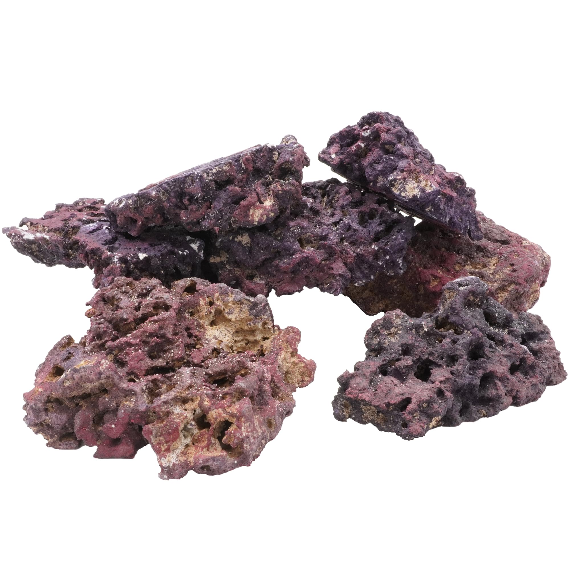 CaribSea LifeRock™ Shelf – 40 lb – Clean and Pure Aragonite Base Rock – Ideal for Fish and Reef Tanks – Supports Faster Cycling