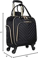 Vista 17 de Kenneth Cole Reaction Chelsea - Equipaje expandible de poliéster de 20 pulgadas, Negro