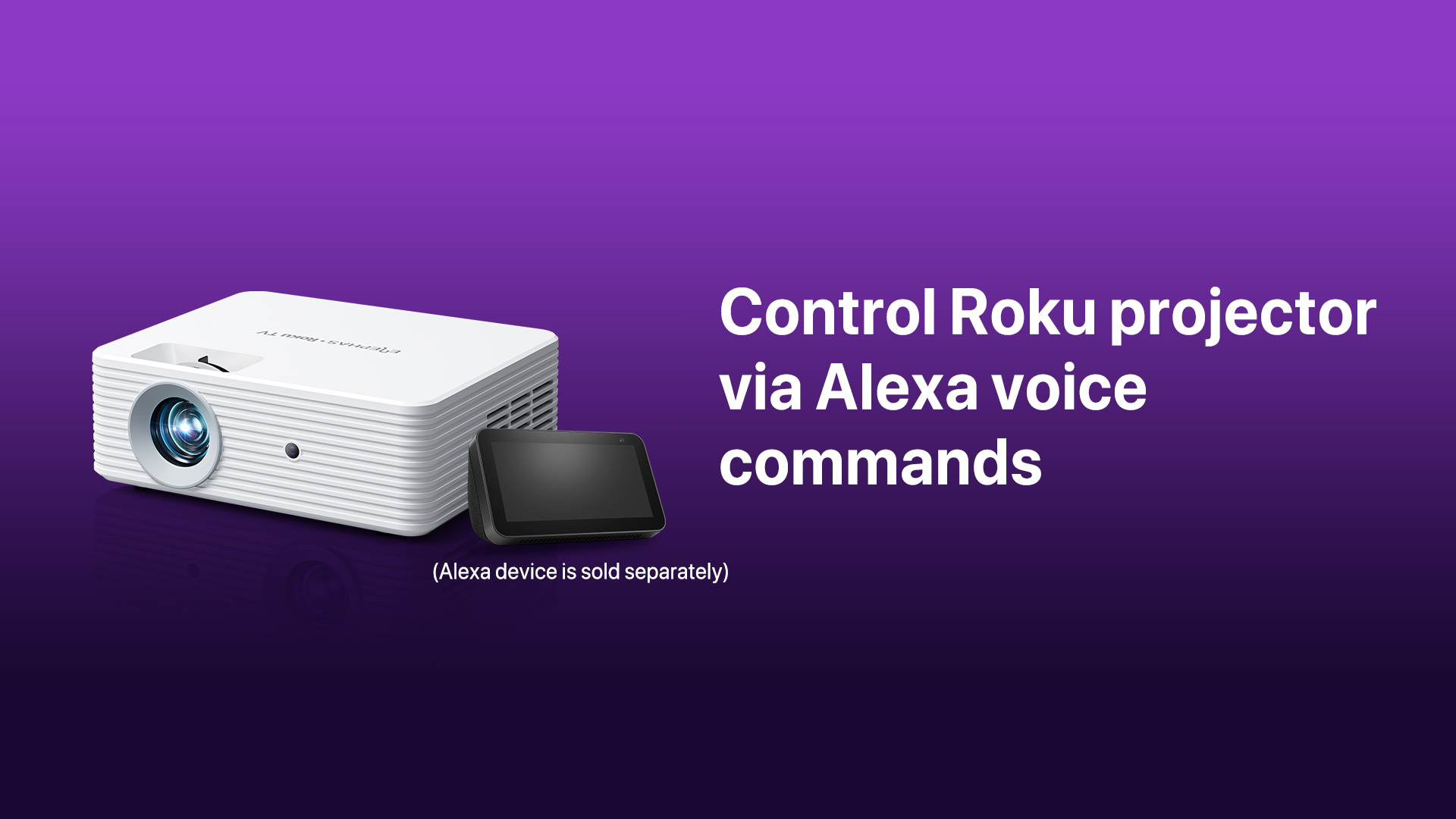 Amazon.com: ELEPHAS Roku TV Smart Projector with Wi-Fi and