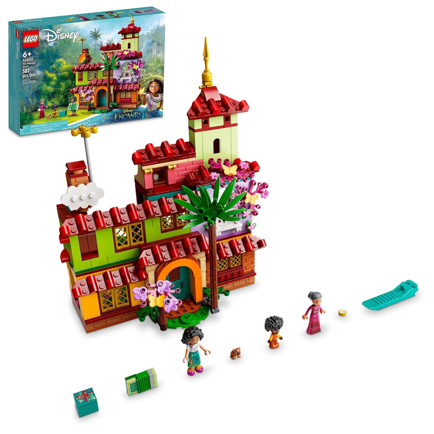 LEGO Disney Encanto The Madrigal House 43202 Building Kit A for Kids Who Love Construction Toys and House