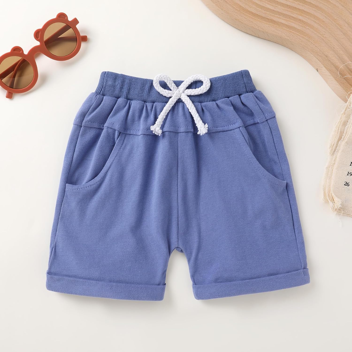 Happy Town Toddler Boys Graphic T-Shirt Shorts Set Casual Short Sleeve Summer Outfits for Baby Boys 6M-5T