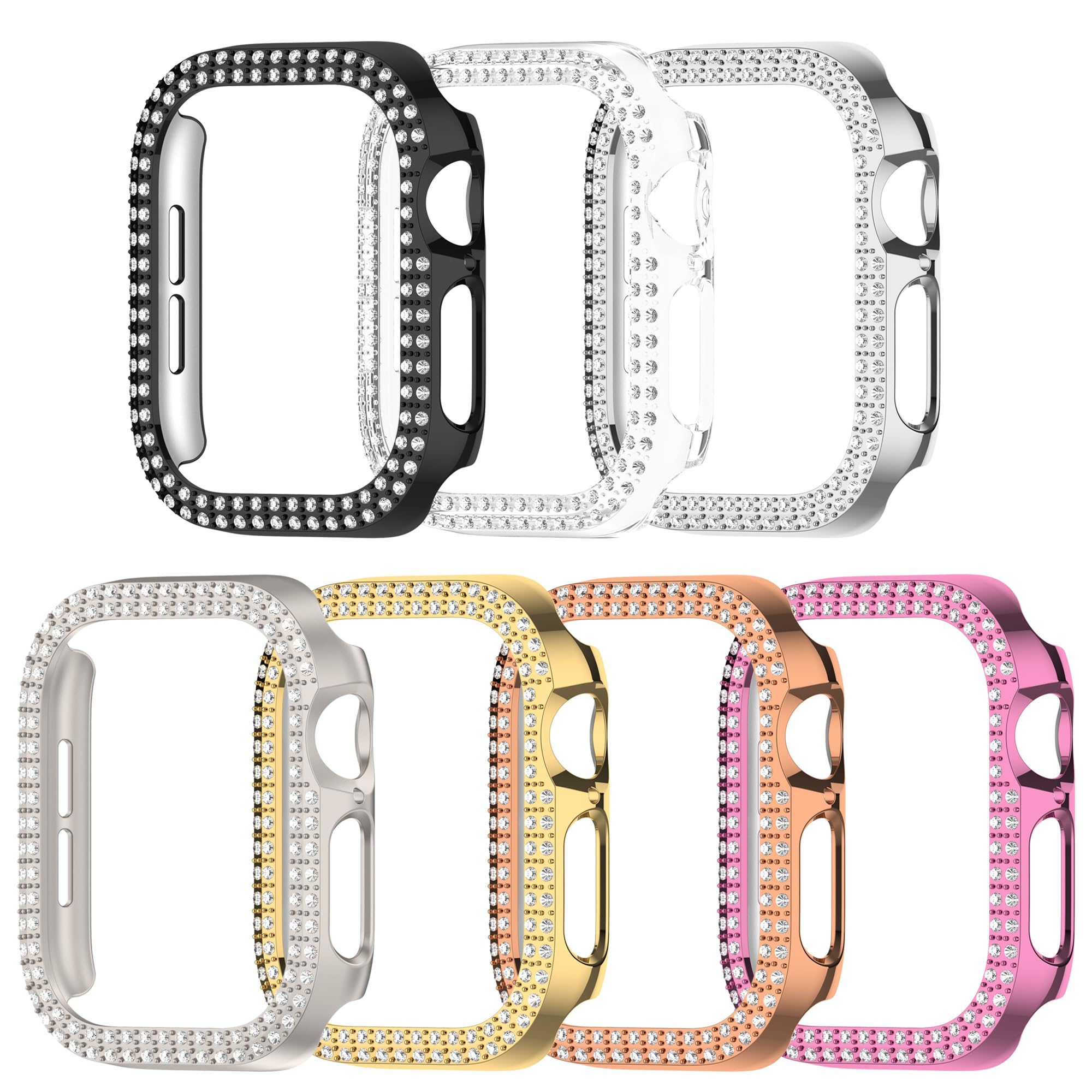 Amazon.com: 7Pack Bling Case Compatible for Apple Watch Series 10