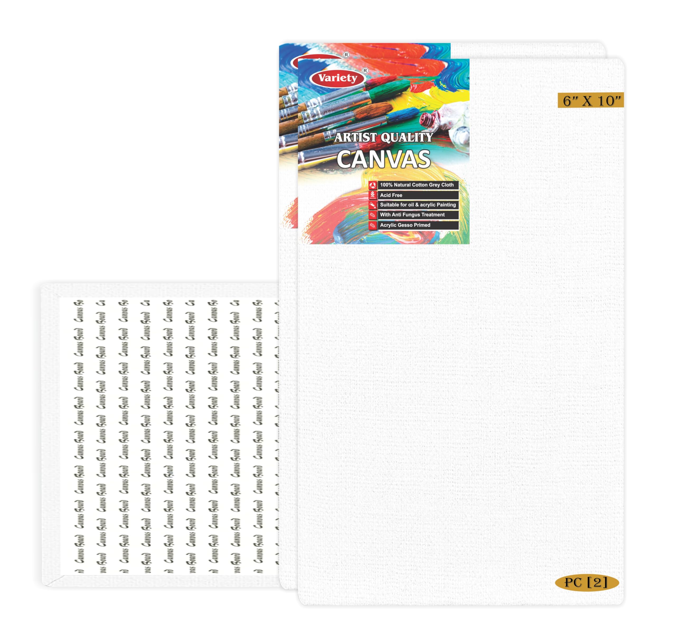 Variety Canvas: Premium Cotton Canvas Panels (Set of 2) -29