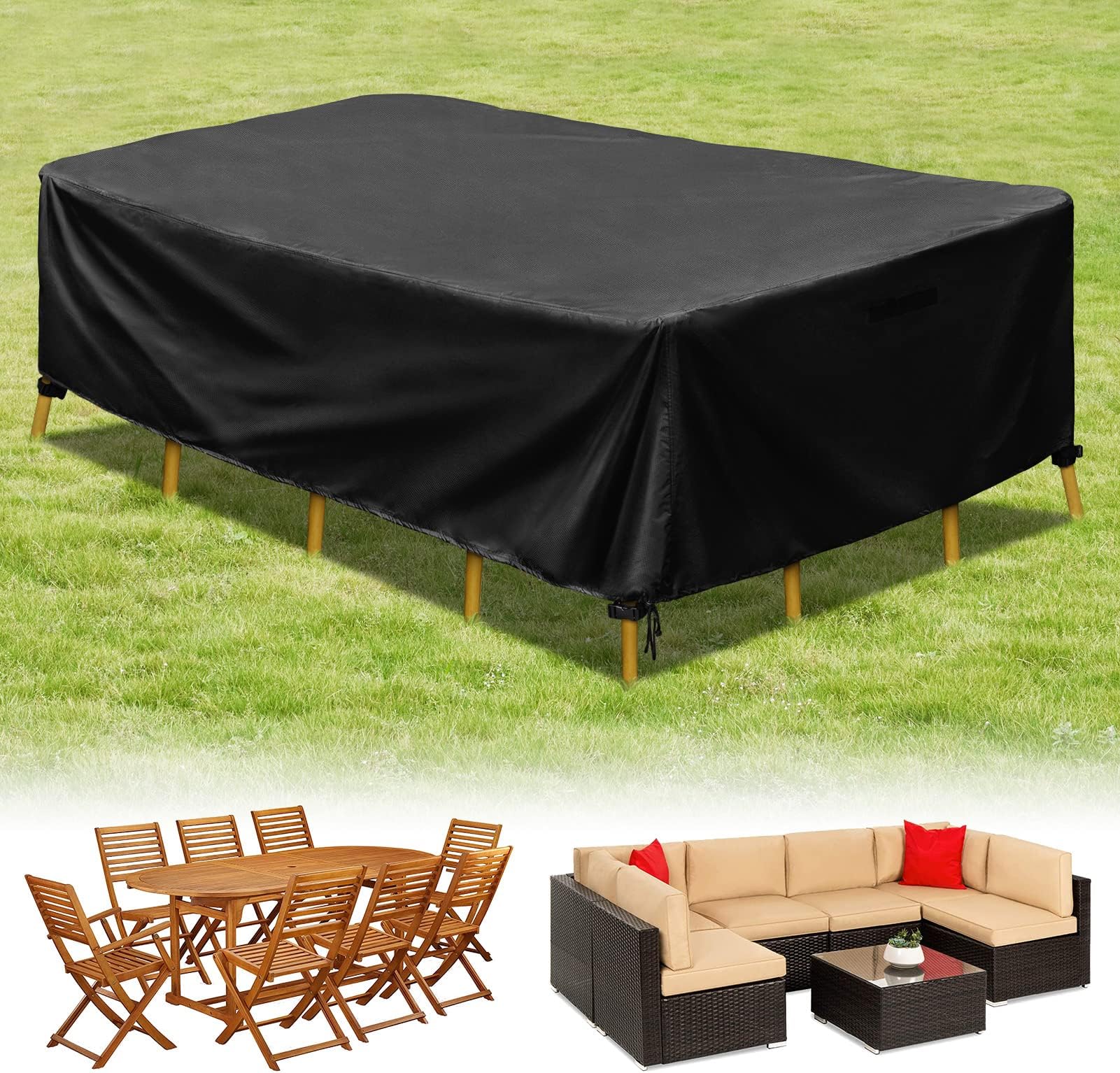 118 Inch Rectangular Furniture Cover