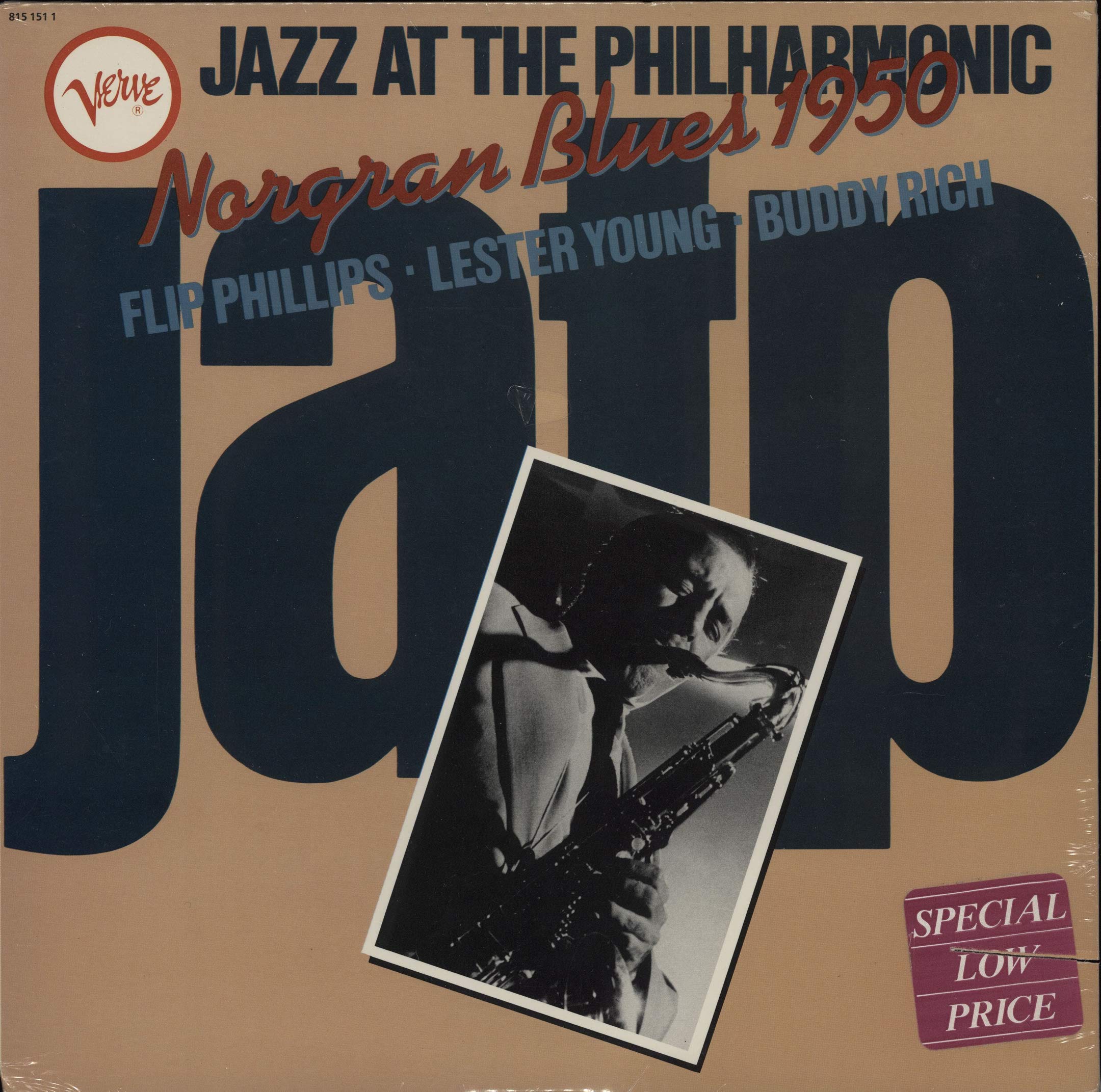 Jazz At The Philharmonic - Norgran Blues 1950 - Sealed