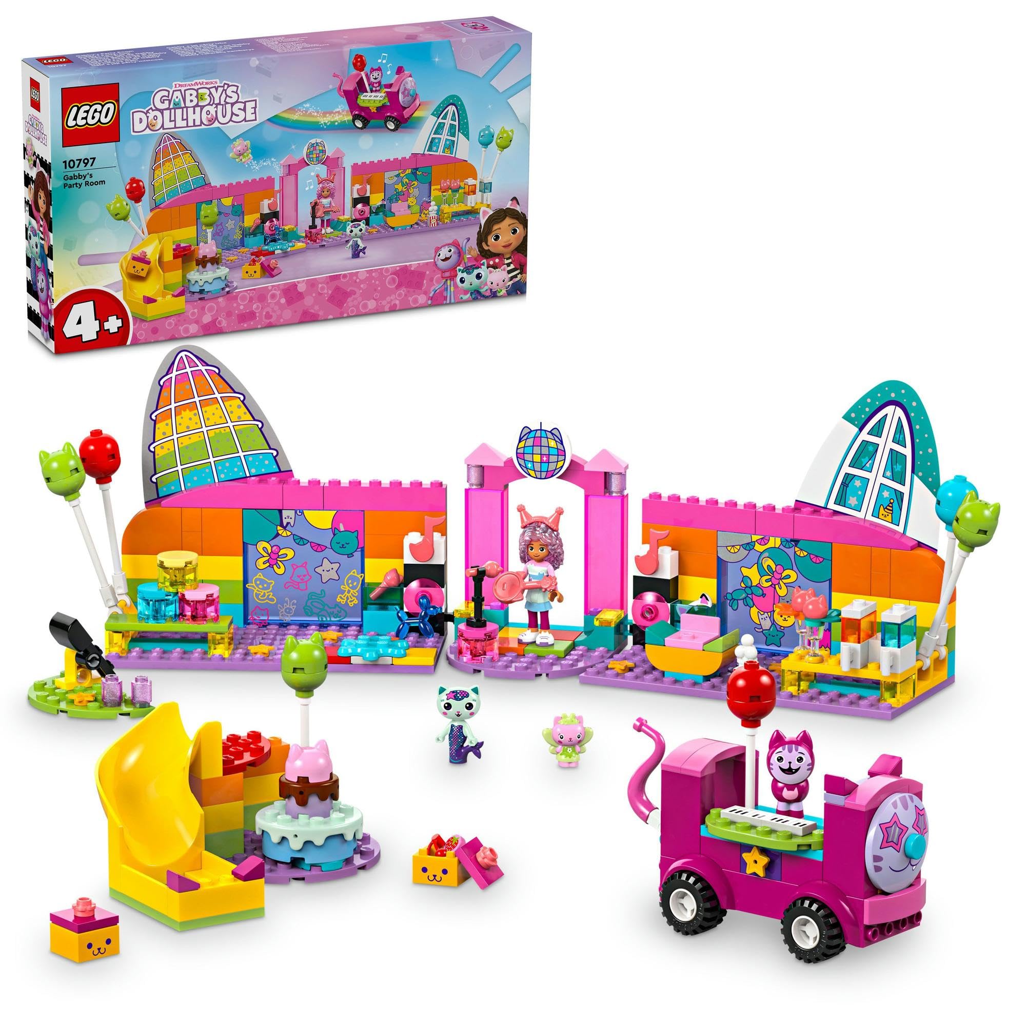 Lego 10797 Gabby Dollhouse Gabby Party Room Toy Present, Blocks, Boys, Girls, Children, 4, 5, 6 Years
