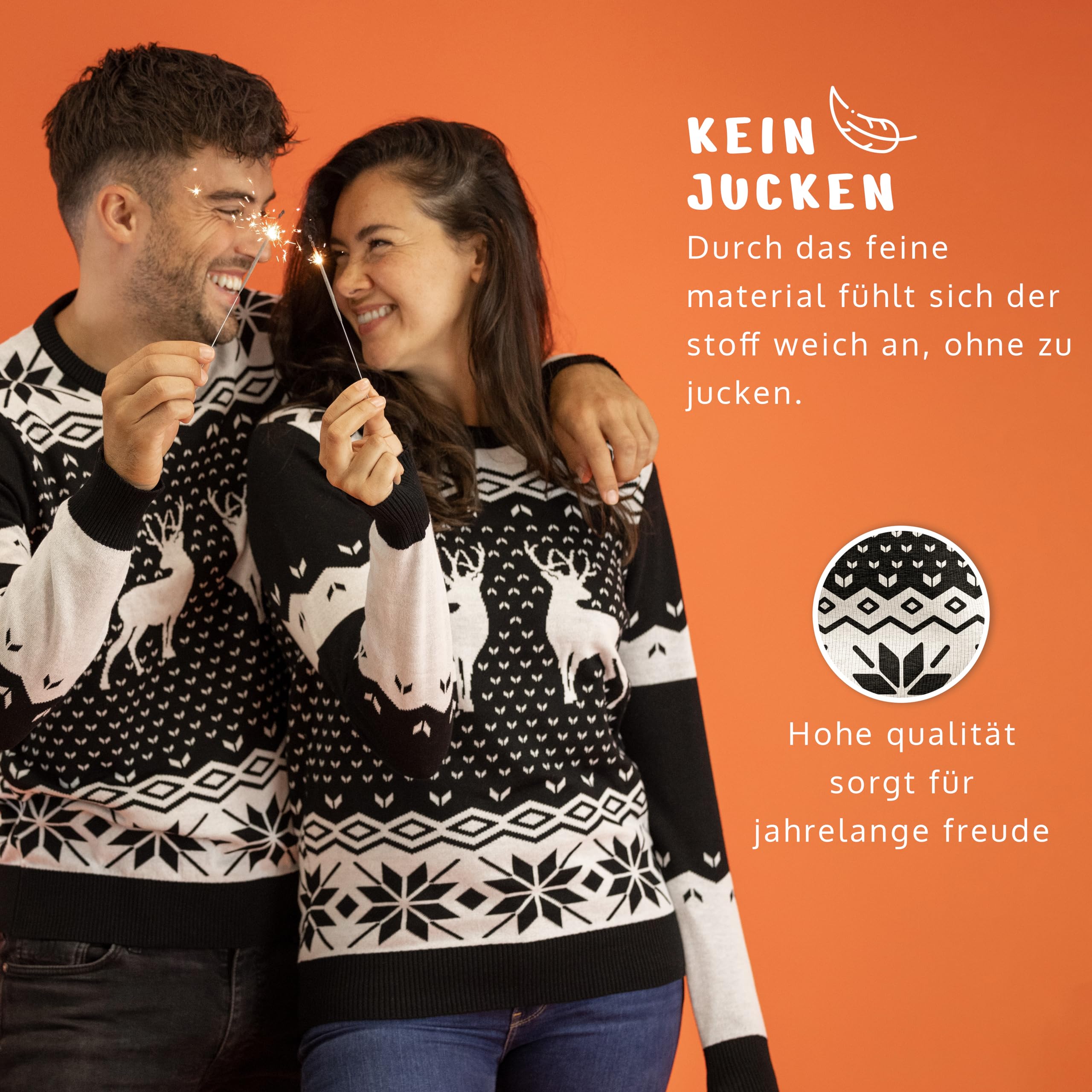 JAP Christmas - Lustiger Hässlicher Weihnachtspullover für Damen und Herren - Weihnachtspulli - Ugly Christmas Sweater - Klassieker