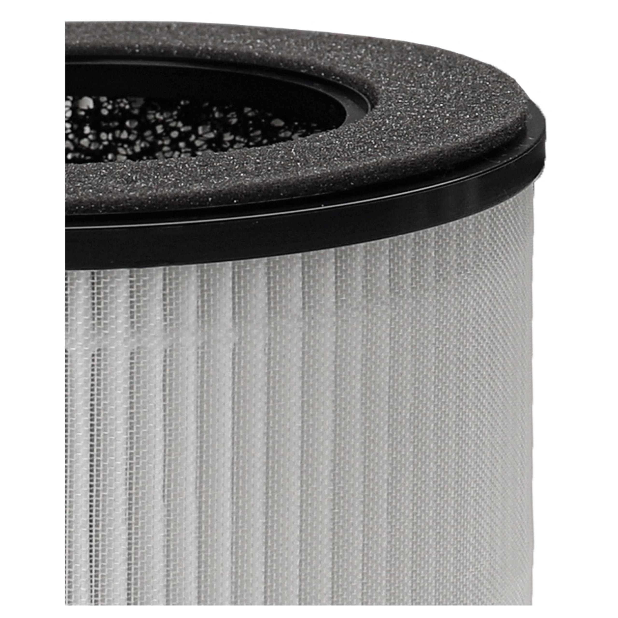 vhbw 4x filtro de aire compatible con Vavsea purificador - Filtro combi prefiltro + HEPA + carbón activo