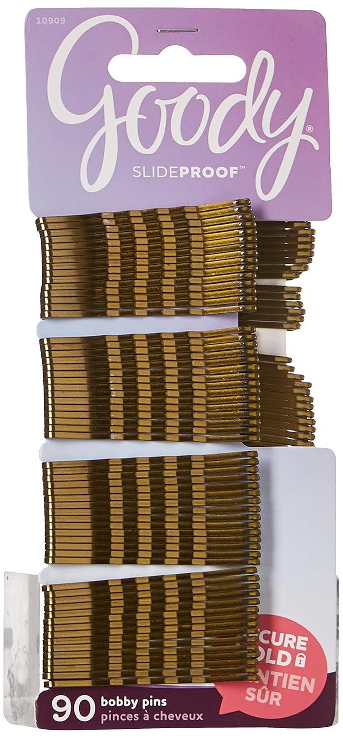 Goody Hair Bobby Pins, Blonde, 90-count, Metallic Blonde : Everything Else