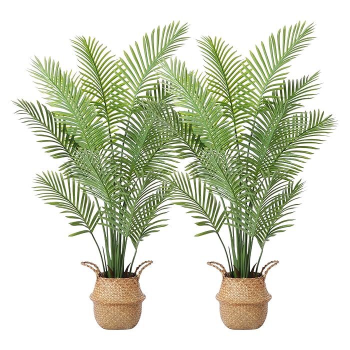 Buy Dr.Planzen Artificial Palm Tree,5FT Tall Fake Plant Faux Areca Palm