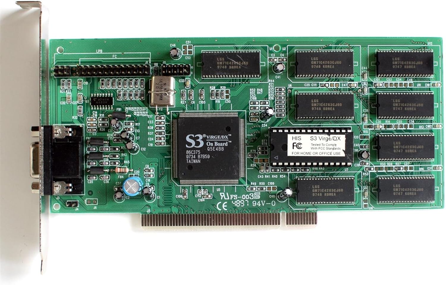 Video PCI, 2325H2S0, HR712026695, S3 Q5E4BB 86C375,(b.8B)