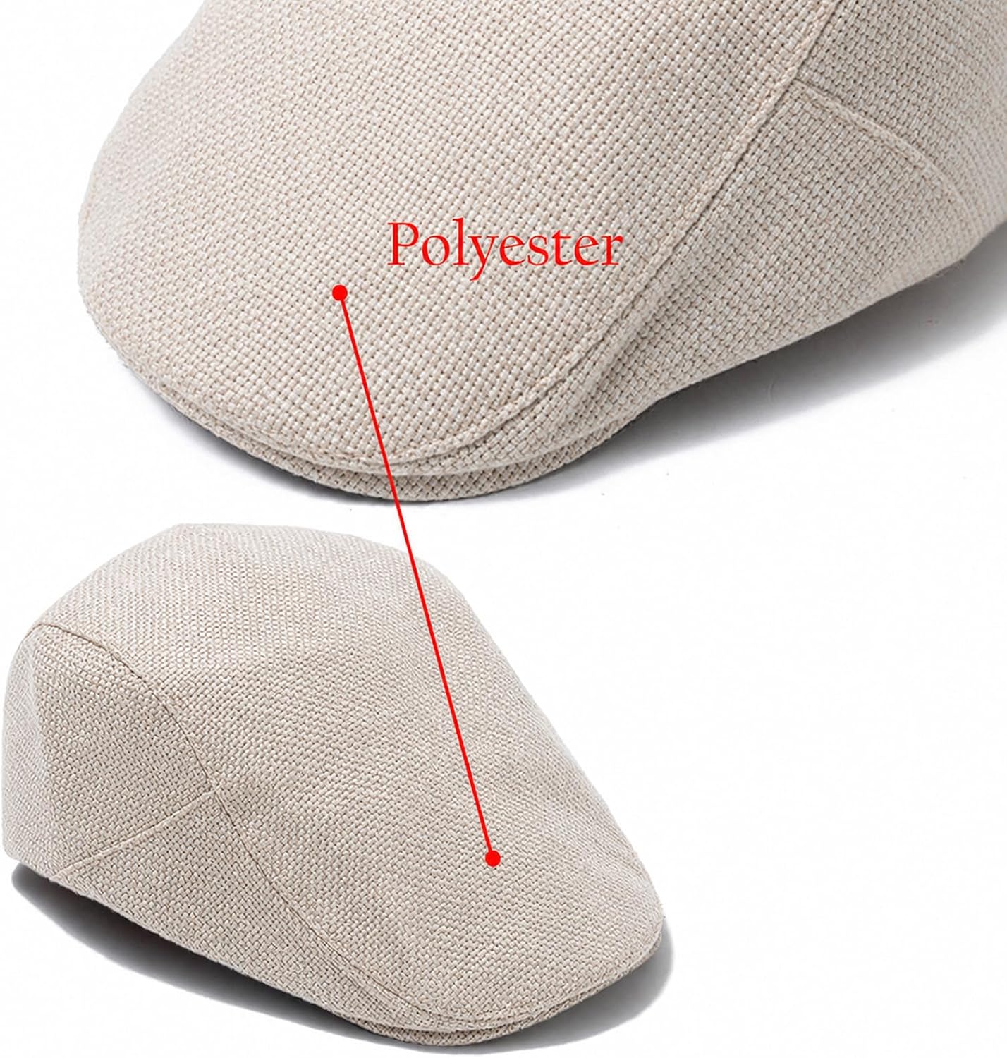 Summer Knitted Thin Beret Hats Polyester Newsboy Caps Vintage Flat Ivy Breathable
