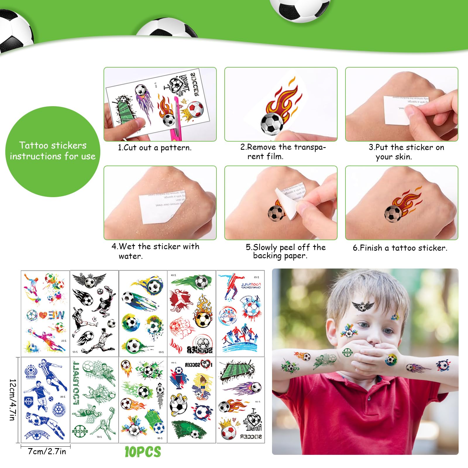 Kit Bomboniere Festa Di Calcio Per Bambini: 72 Pezzi Con Portachiavi, Bracciali, Fischietti E Tatuaggi