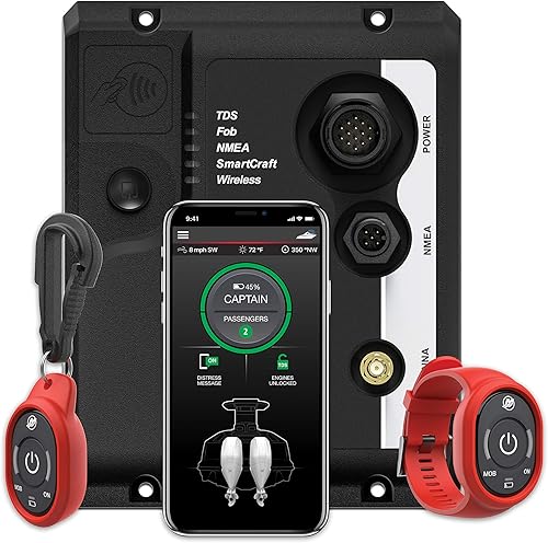 1st Mate Kit de sistema de seguridad y seguridad marina, motores Mercury SmartCraft - Motores duales - 8M6007934