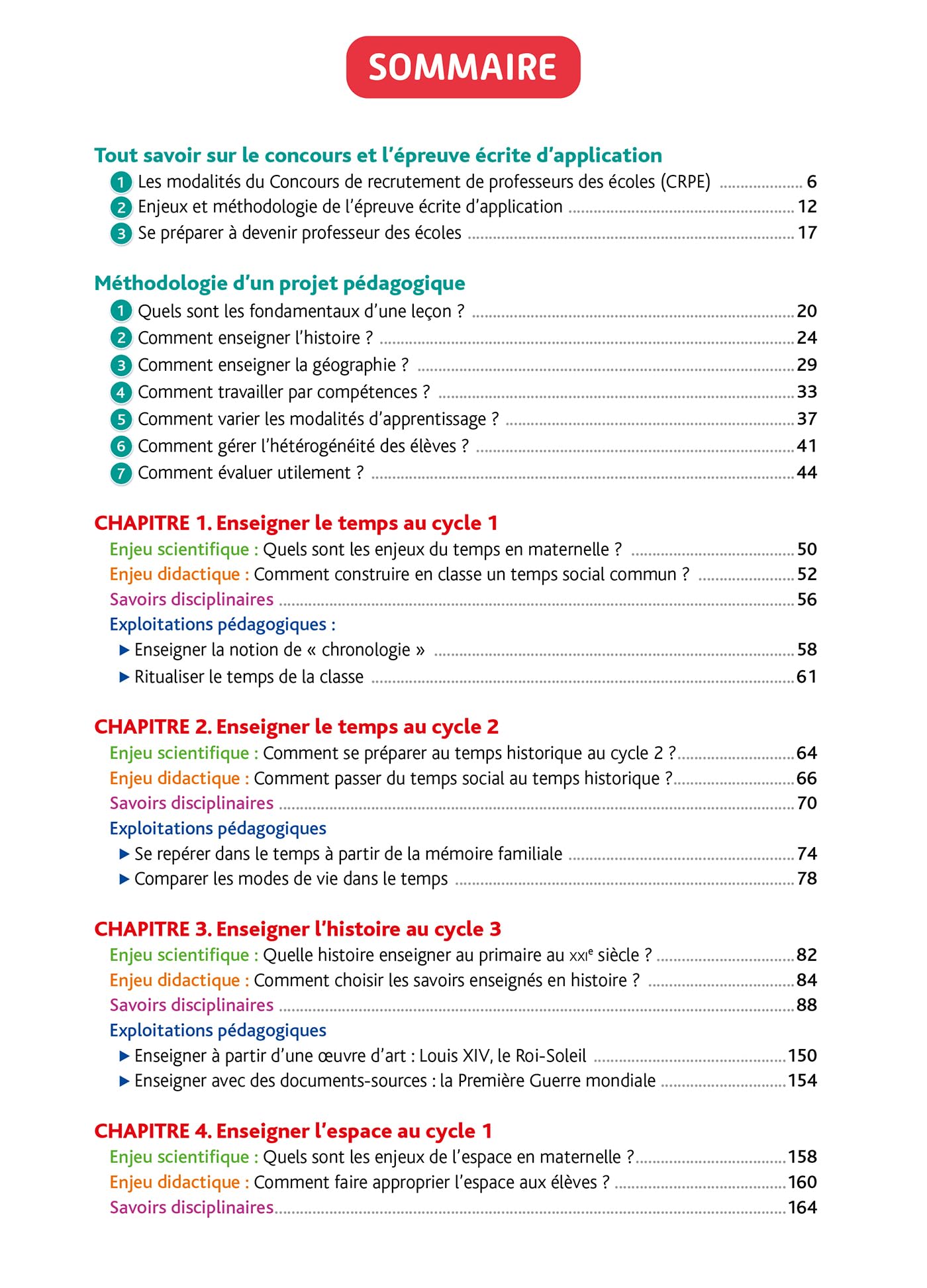 Objectif CRPE 2026-2027 - Histoire Géographie-EMC - épreuve écrite d'admissibilité