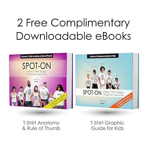 Miniatura 5 de Guía de alineación de vinilo para regla de camisetas (3 tamaños para niños)  Herramienta de medición de camisetas, guía de colocación central para