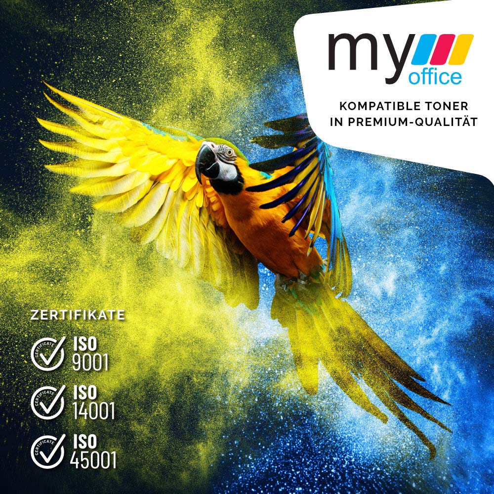 MYOFFICE Kartridże do drukarek kompatybilne z Ricoh Aficio GC-41 GC 41 XL CMYK do Ricoh Aficio SG2100N SG3100SNW SGK3100DN SG3110DN SG3110DNW SG3110SFNW SG3120BSF SG7100 0DN 10 szt.