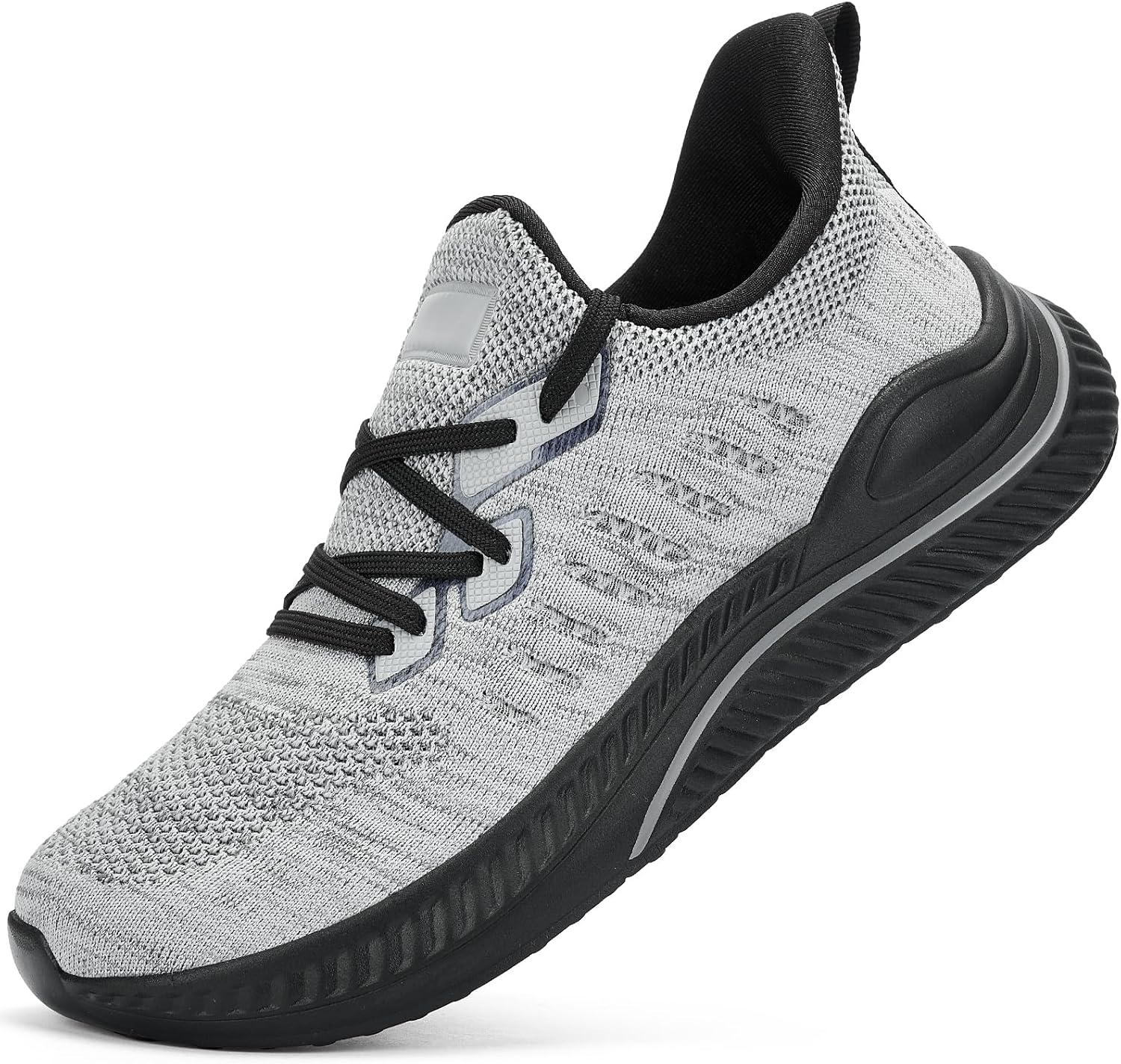 BACSAC Wide Walking Shoes for Men Slip On Mens Running Shoes Tennis Shoes Lightweight Breathable Walking Sneakers Workout Gym Wide Sneakers