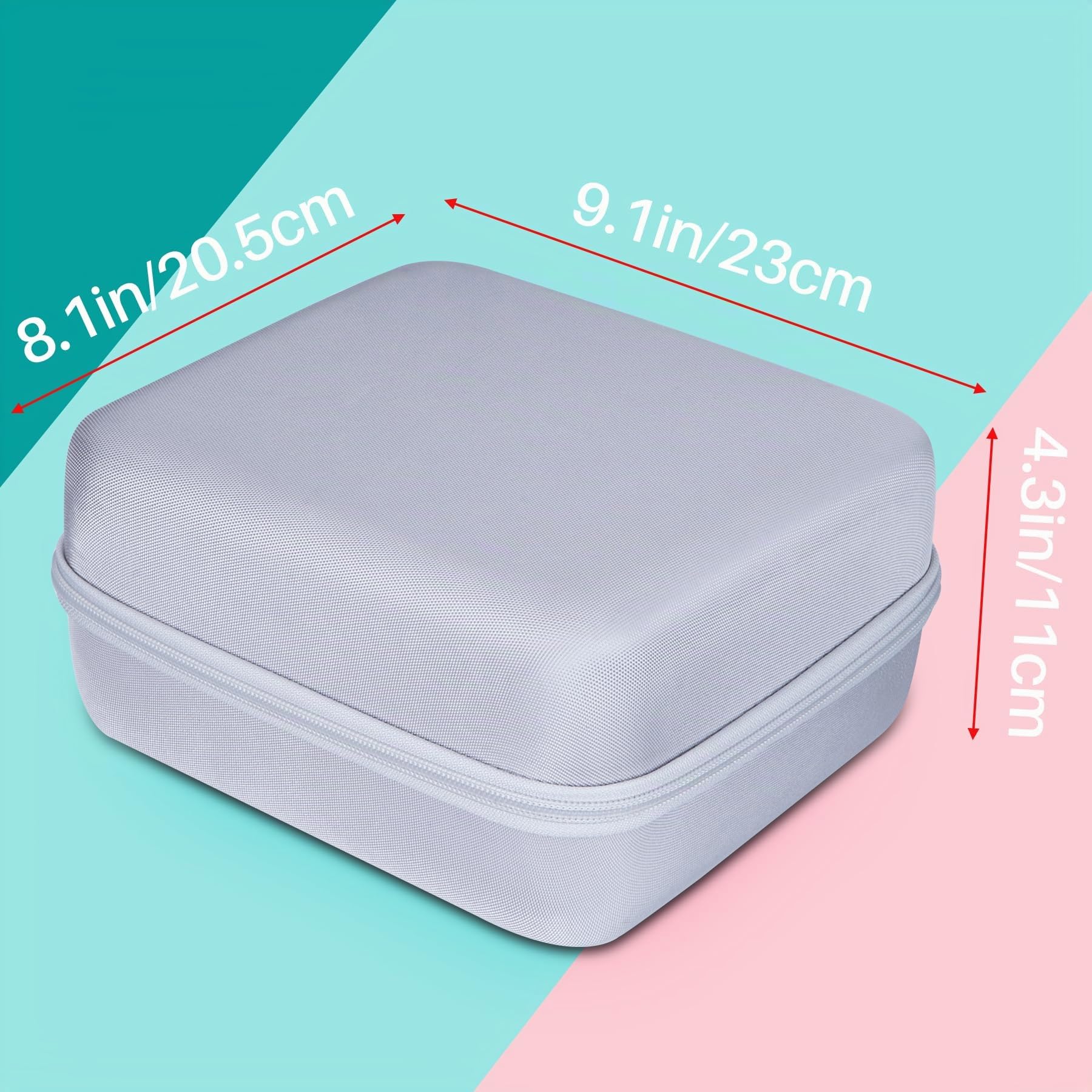 Lebakort Dur Étui Housse Cas Compatible avec Canon Selphy CP1500,Gris | CP1300/CP1200 Imprimante Photo WiFi Étui,compact pour voyage, espace pour câbles