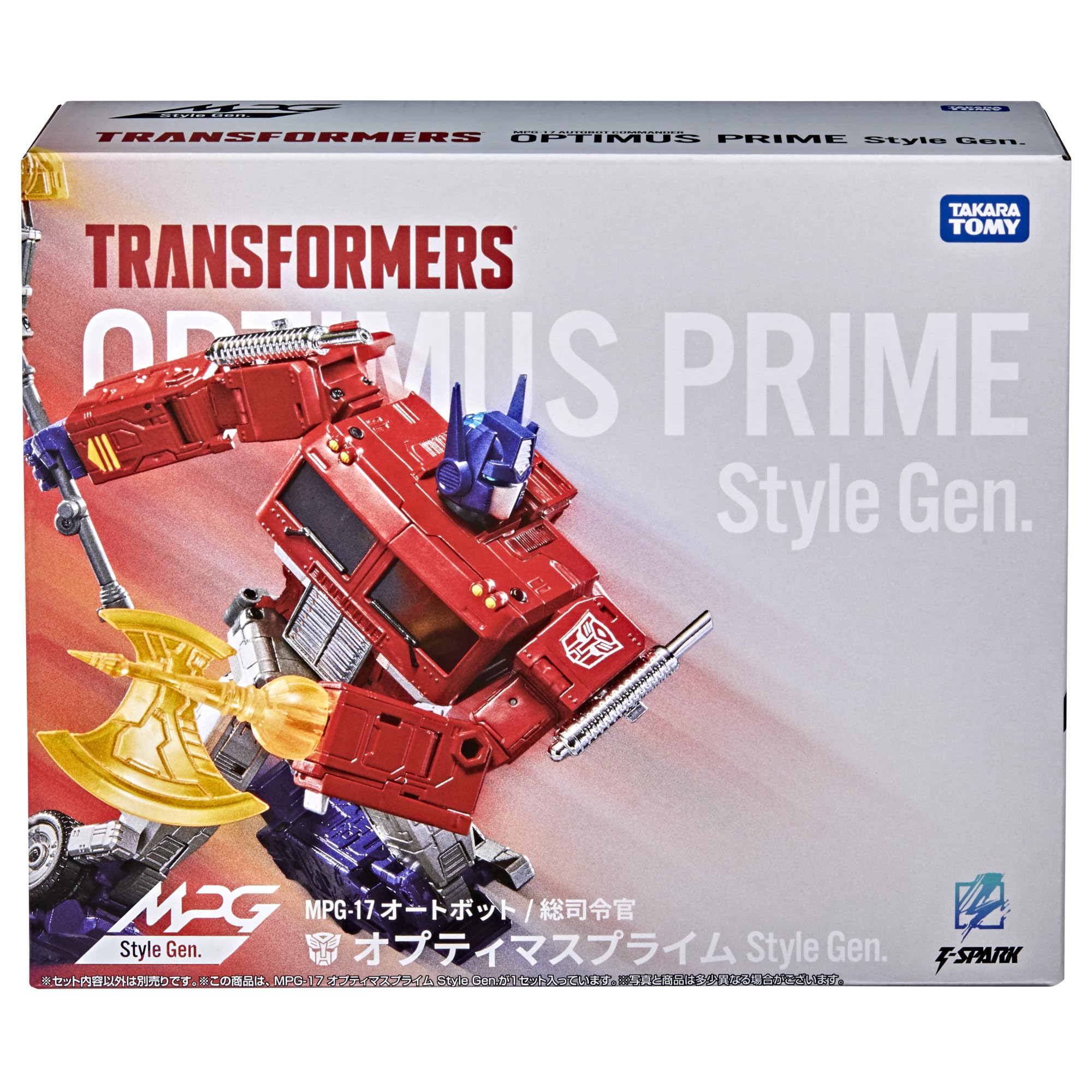 Optimus Prime Style Generation MPG-17, robot Transformers Takara Tomy, figurka dla dorosłych kolekcjonerów, wiek: od 15 lat