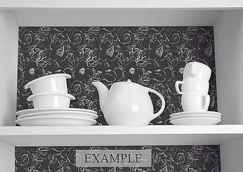 Miniatura 5 de Papel de contacto con estampado de leopardo, revestimiento de estantes, revestimiento de cajón, papel para despegar y pegar 194, 12 x 48 pulgadas (4