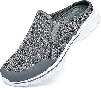 C CELANDAMens Womens Warm Garden Clogs Mules Casual Slip on Shoes Autumn Thickening Breathable Slippers Non-Slip Lightweight Walking Shoes