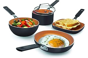 Gotham Steel Mini Stackmaster 5 Piece Cookware Set