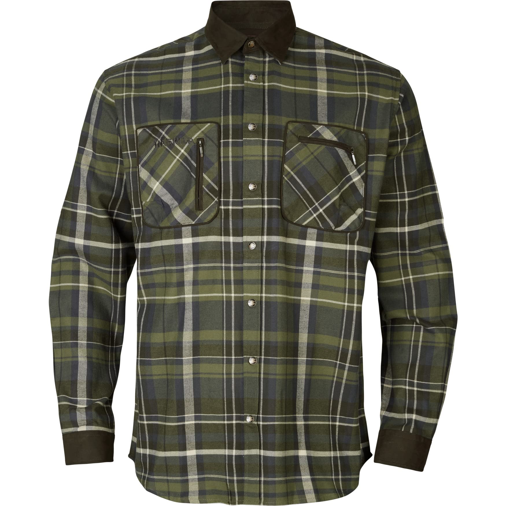 Härkila | Pajala Shirt | Professional Hunting Clothes & Equipment | Scandinavian Quality Made to Last | Olive Check, XL