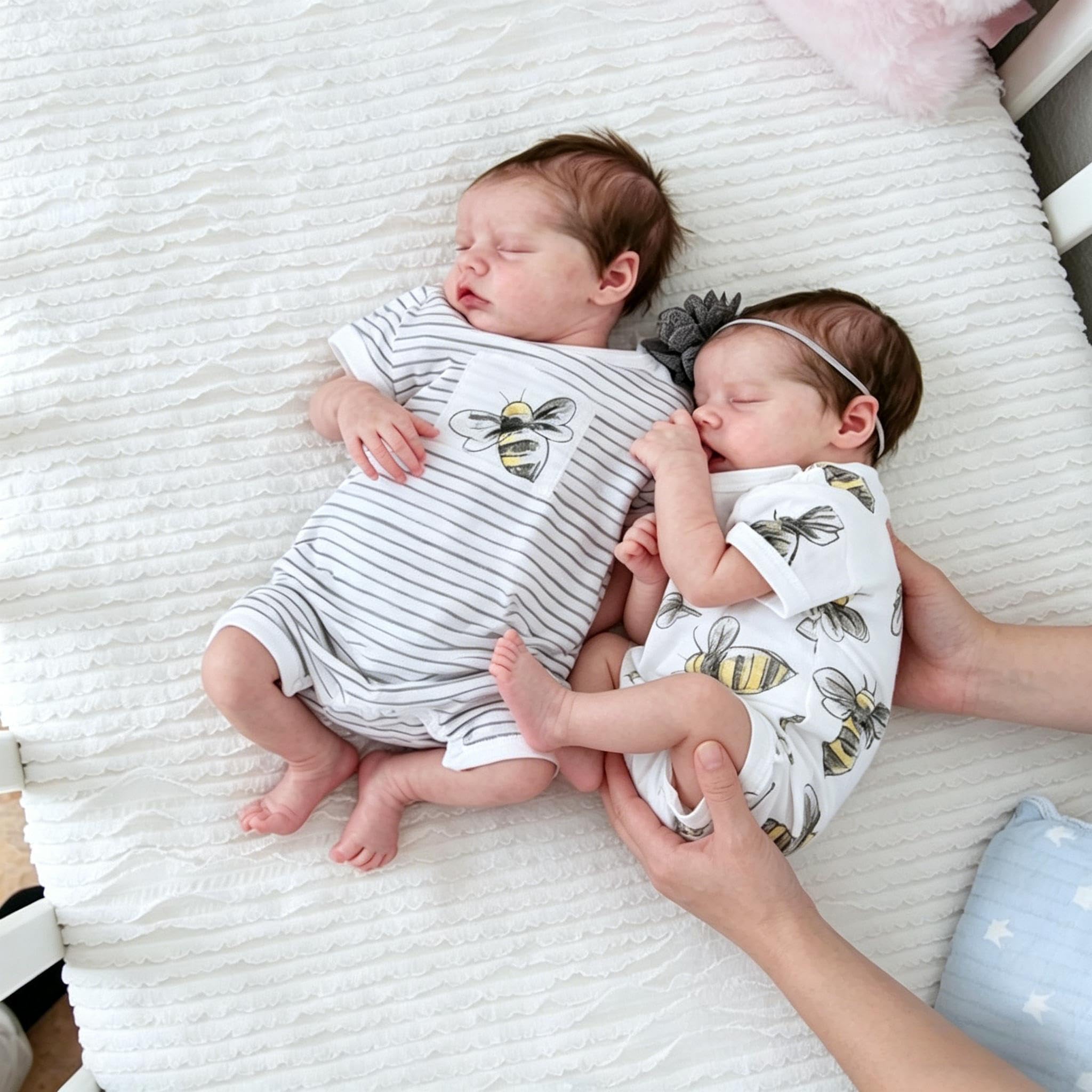 RXDOLL Reborn Baby Dolls Twins silikonowe pełne ciało winyl chłopiec i dziewczynka realistyczna lalka bobas wodoodporne realistyczne bliźnięta niemowlęta prawdziwe życie pełne silikonowe lalki Reborn
