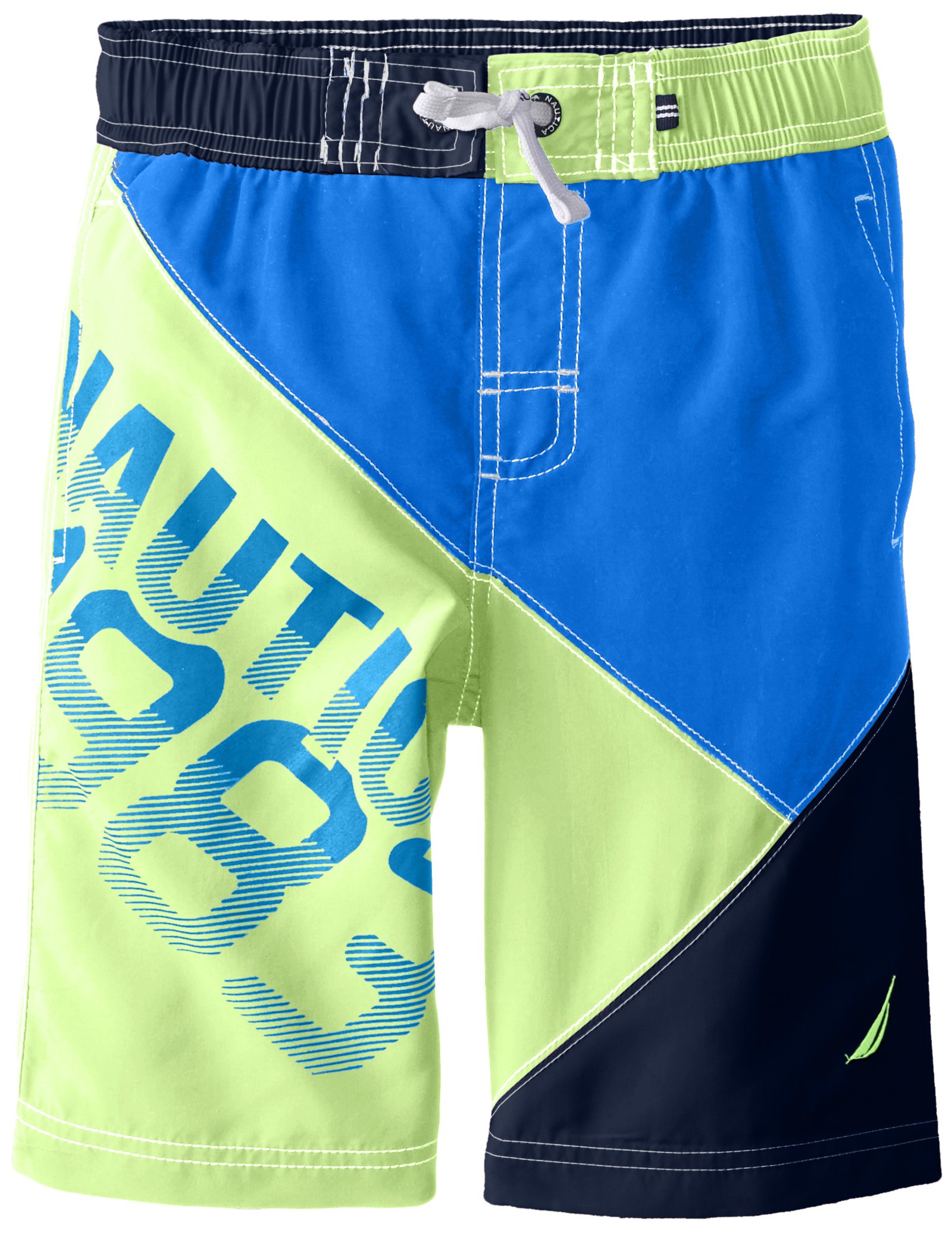 Nautica Boys' Color-Block 1983 Swim Trunk
