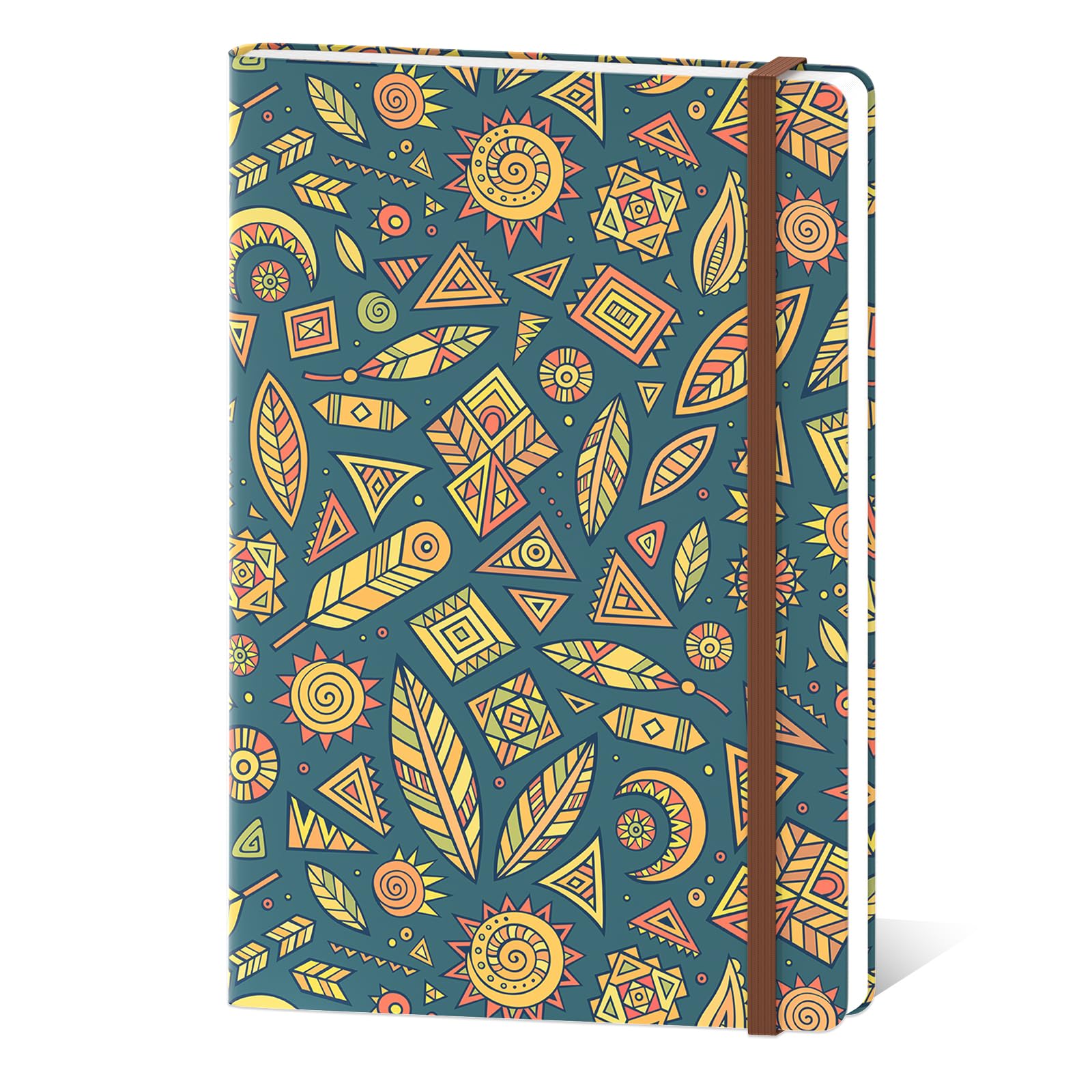 Hnogri Lined Journal Notebook, Hardcover Journal for Women 160 Pages Thick Paper, Medium 5.7 x 8.4 in