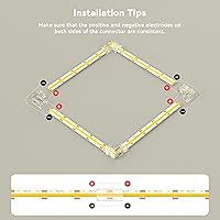 Vista 7 de PAUTIX 8mm Conectores COB de 2 pines 8 piezas, Conectores en forma de L/de esquina, Adaptador de terminal de extensión sin soldadura reutilizable, 2