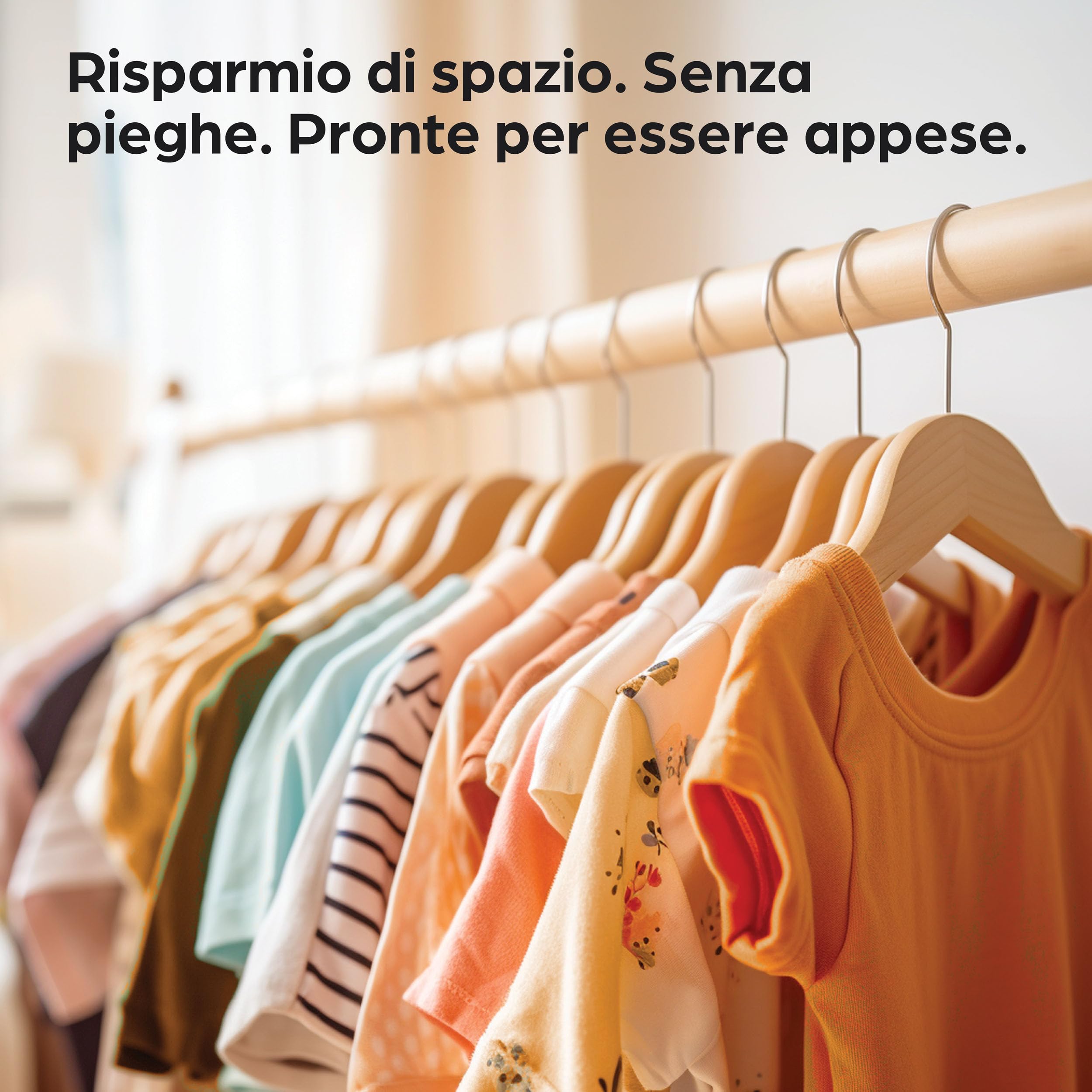 Praknu Grucce per Bambini in Legno - Set da 10 - Legno di Faggio Naturale