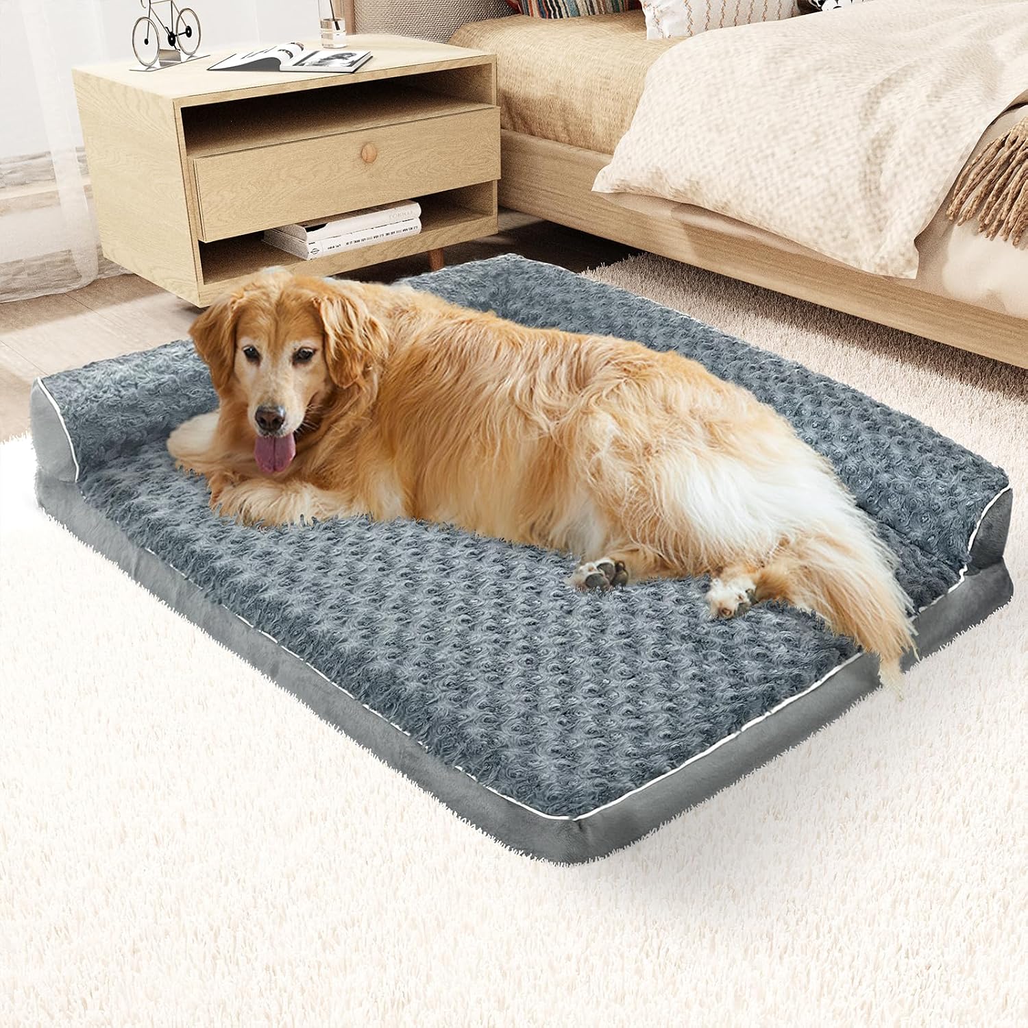 Picture of Amazon.com : Dog Sofa Bed for Large Dogs - XL Waterproof Orthopedic Egg ...