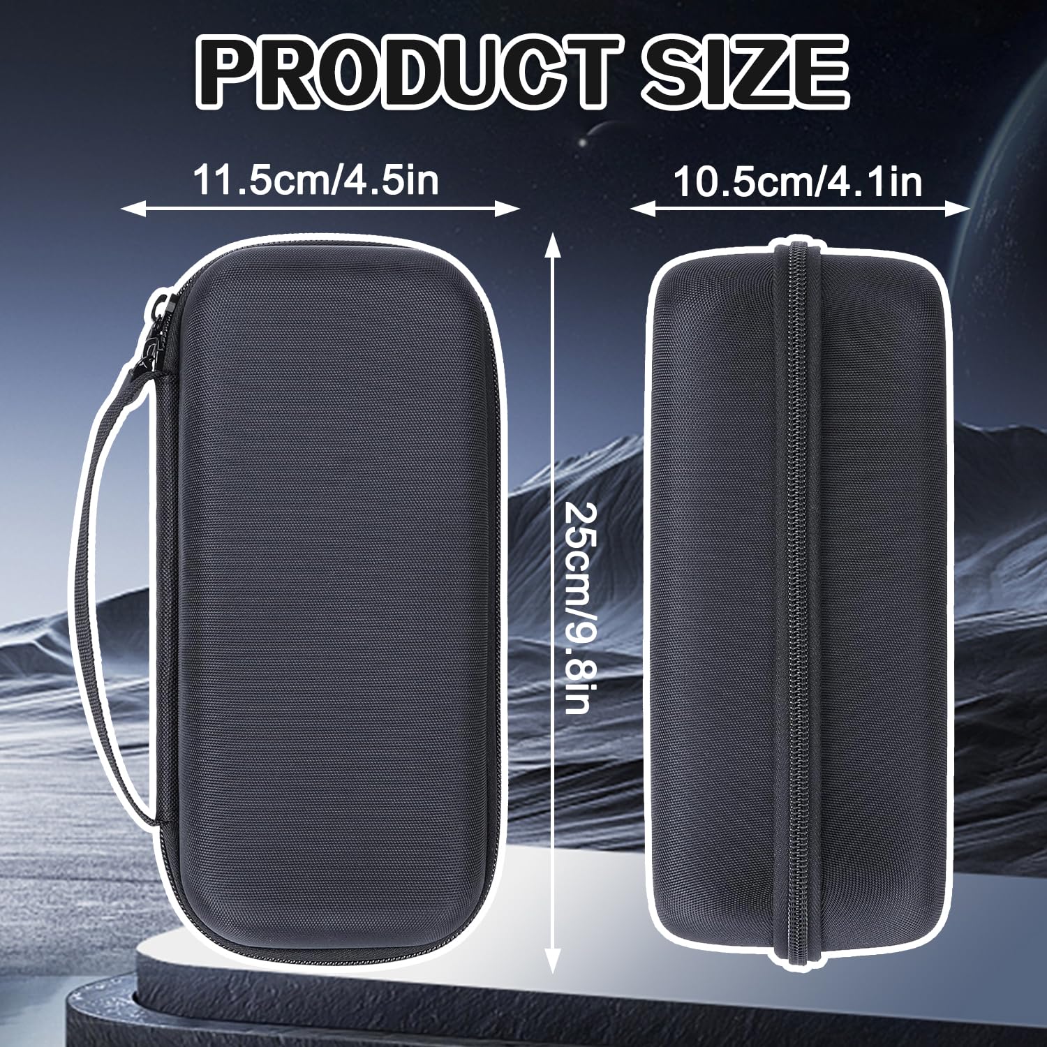 Duro Caja Estuche Funda para Grabadora, Grabadora Estuche Rígido, Funda Es-tuche para Grabadora Portátil, Es-tuche Rígido para Handy Recorder, EVA-Resistente y Duradera, para H5studio/H6essential