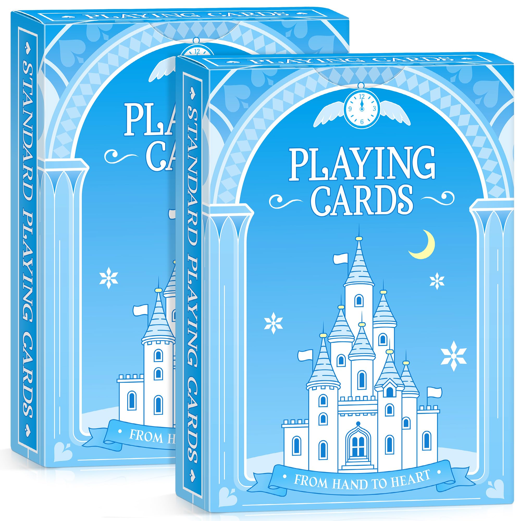 Playing Cards Castle Themed Playing Cards Deck of Cards Standard Poker Cards Set for Family Game Night Table Card Games Magic Blackjack Themed Party Gift for Birthday Christmas Stocking Stuffers