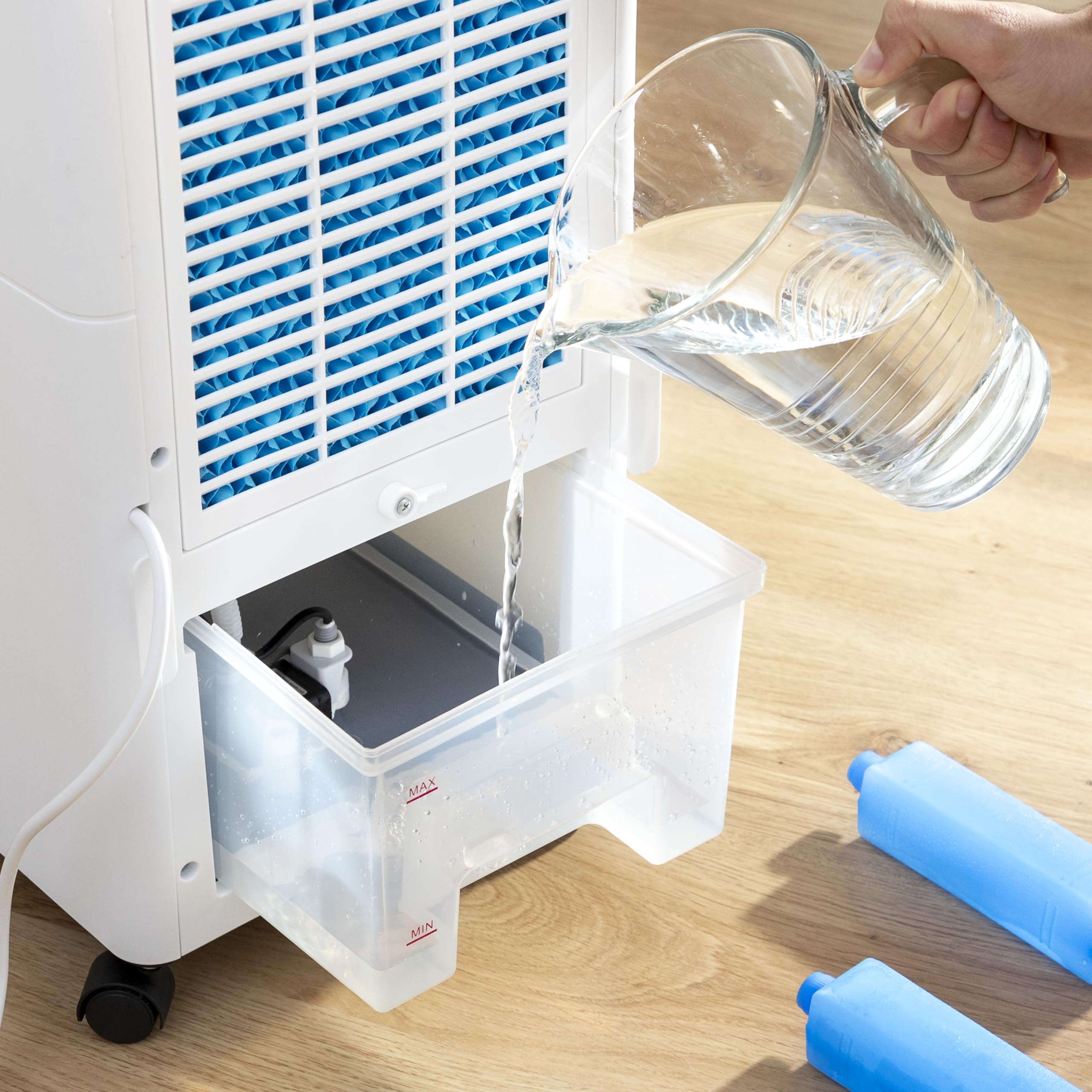 Climatiseur à Évaporation Portable Multifonction Airvecove InnovaGoods 5 L 65 W